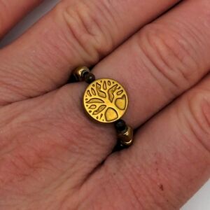 Gold Tree of Life Ring